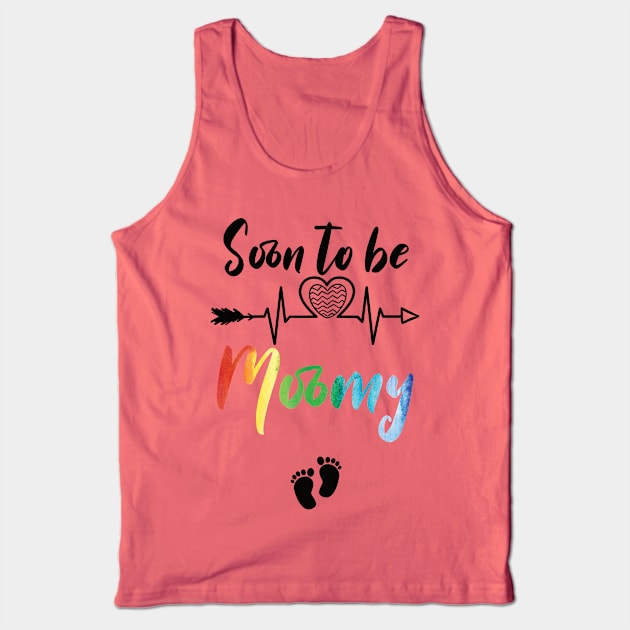 Soon To Be Mommy Est 2021 mama Tank Top by Gaming champion